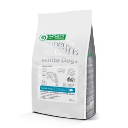 Nature's Protection White Dogs Pesce Bianco 10kg All Sizes and Life Stages crocchette cane Superior Care grain free