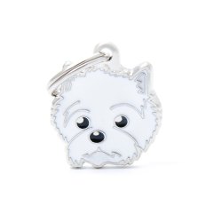 Medaglietta Cane West Highland White Terrier