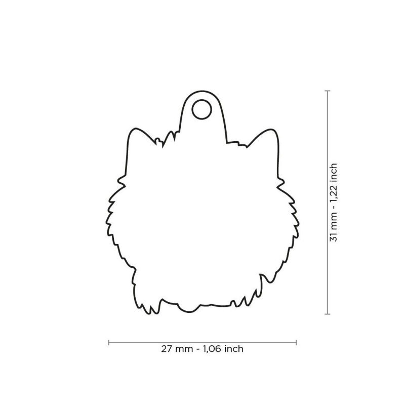 Medaglietta Cane West Highland White Terrier