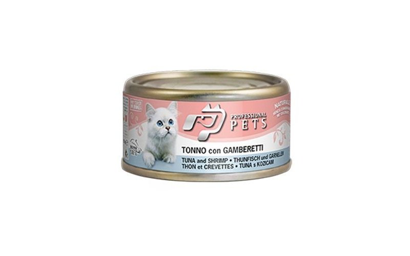 Professional Pets Tonno e Gamberetti 70g umido gatto
