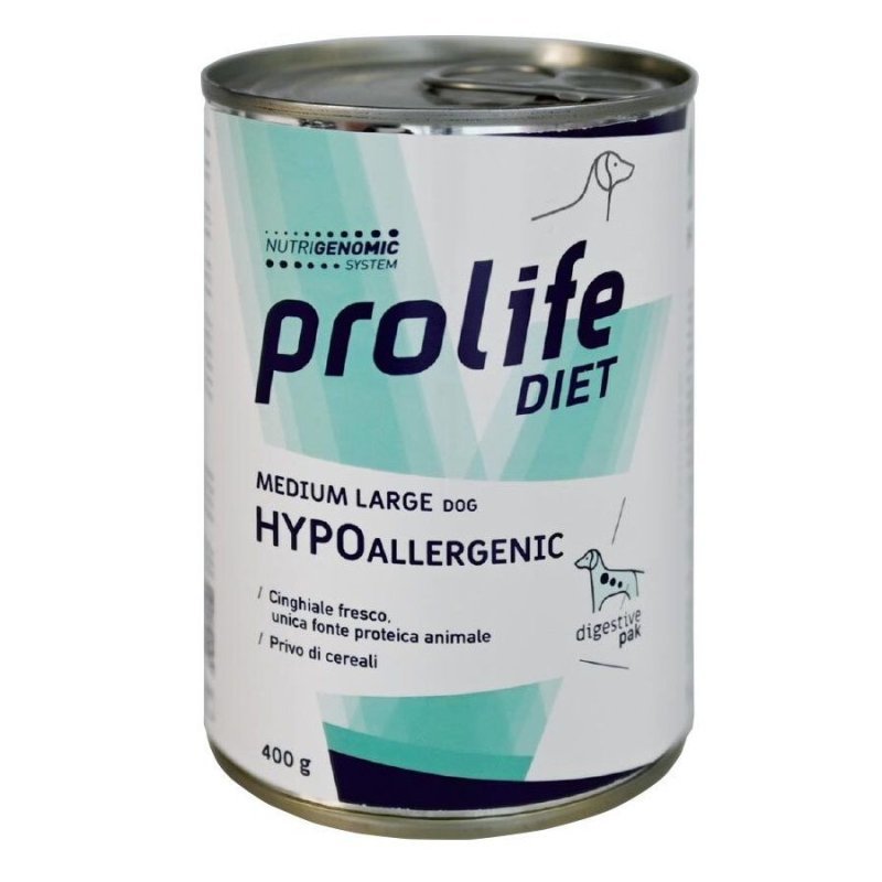 Prolife diet Hypoallergenic 400g umido dietetico cane