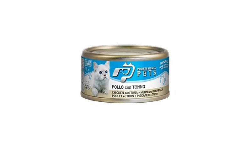 Professional Pets Pollo e Tonno 70g umido gatto