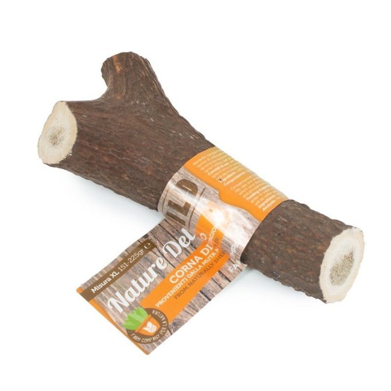 Corno di Cervo Intero XL - 151/225gr snack cane - AquaZooMania Shop