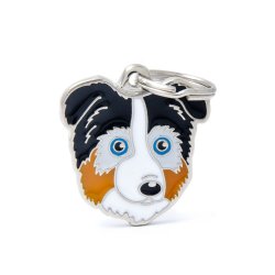 Medaglietta Cane Australian Shepherd