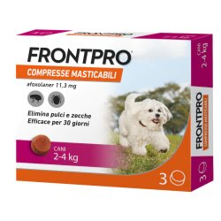 Frontpro Cane 2-4kg 3 compresse masticabili