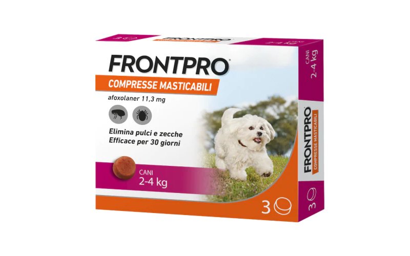 Frontpro Cane 2-4kg 3 compresse masticabili