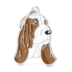 Medaglietta Cane Basset Hound
