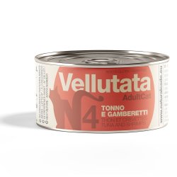 Natural Code V4 vellutata Tonno e Gamberetti 85gr umido gatto