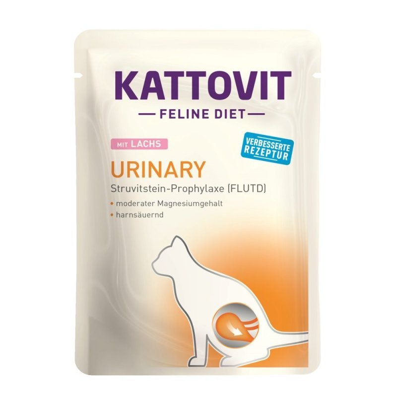 Kattovit Urinary Salmone 85g umido dietetico gatto feline diet