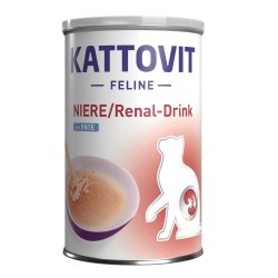 Kattovit Renal Drink Anatra 135ml alimento dietetico liquido gatto feline diet
