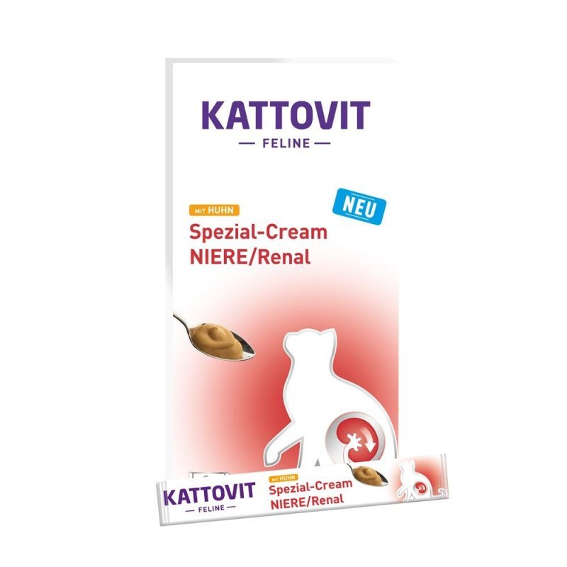 Kattovit Renal Cream Pollo 15g snack dietetico gatto feline diet