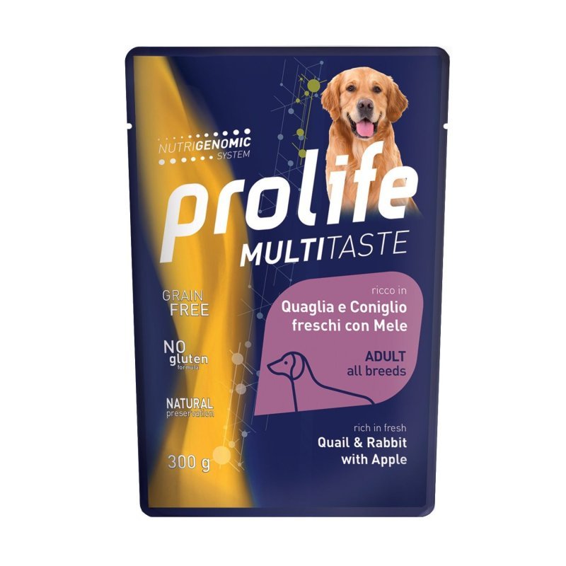 Prolife Adult Quaglia e Coniglio con Mele 300g