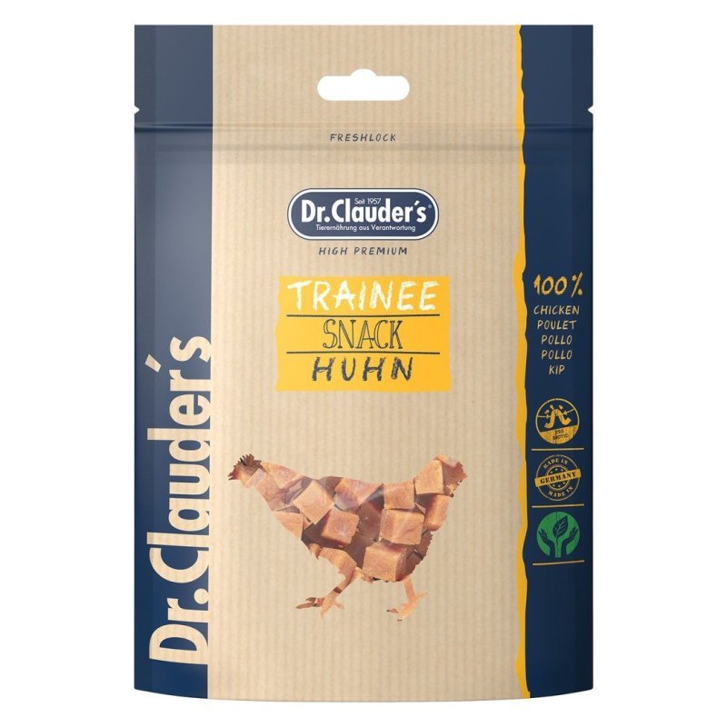 Dr. Clauder's Traineesnack al pollo 80g snack per cani in cubetti