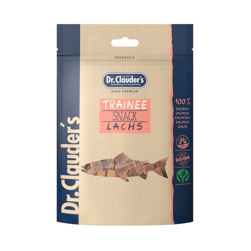Dr. Clauder's Traineesnack al salmone 80g snack per cani in cubetti