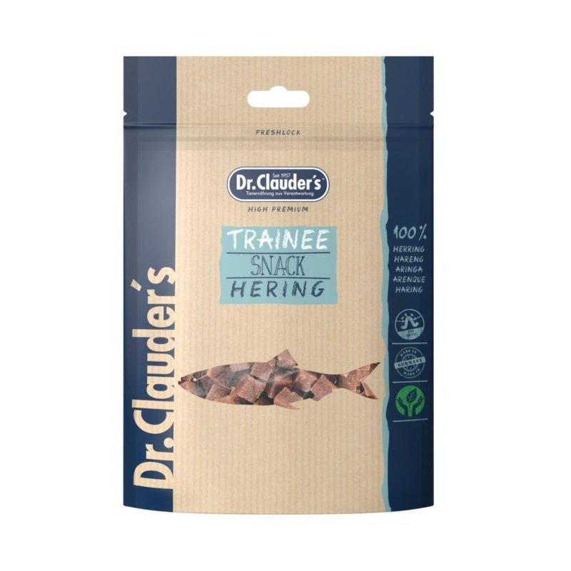 Dr. Clauder's Traineesnack aringa 80g snack per cani in cubetti