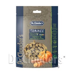 Dr. Clauder's Traineesnack Vegan con Zucca 80g snack per cani in cubetti