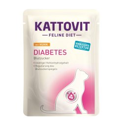 Kattovit Diabetic Pollo 85g umido dietetico gatto feline diet