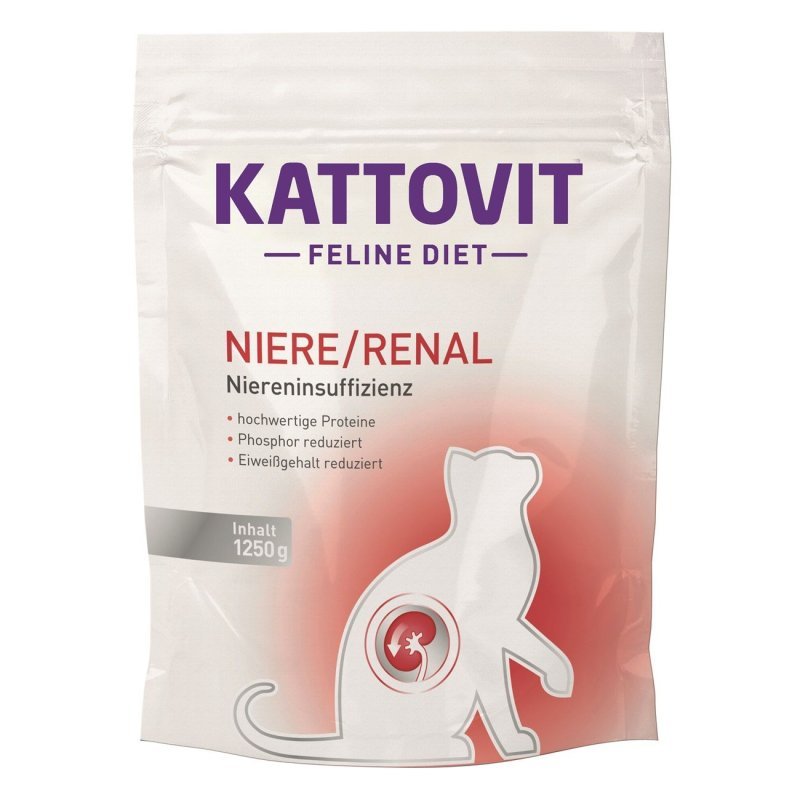 Kattovit Renal 1,25kg crocchette dietetiche gatto feline diet