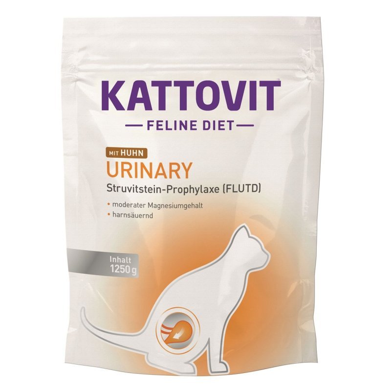 Kattovit Urinary Pollo 1,25kg crocchette dietetiche gatto feline diet