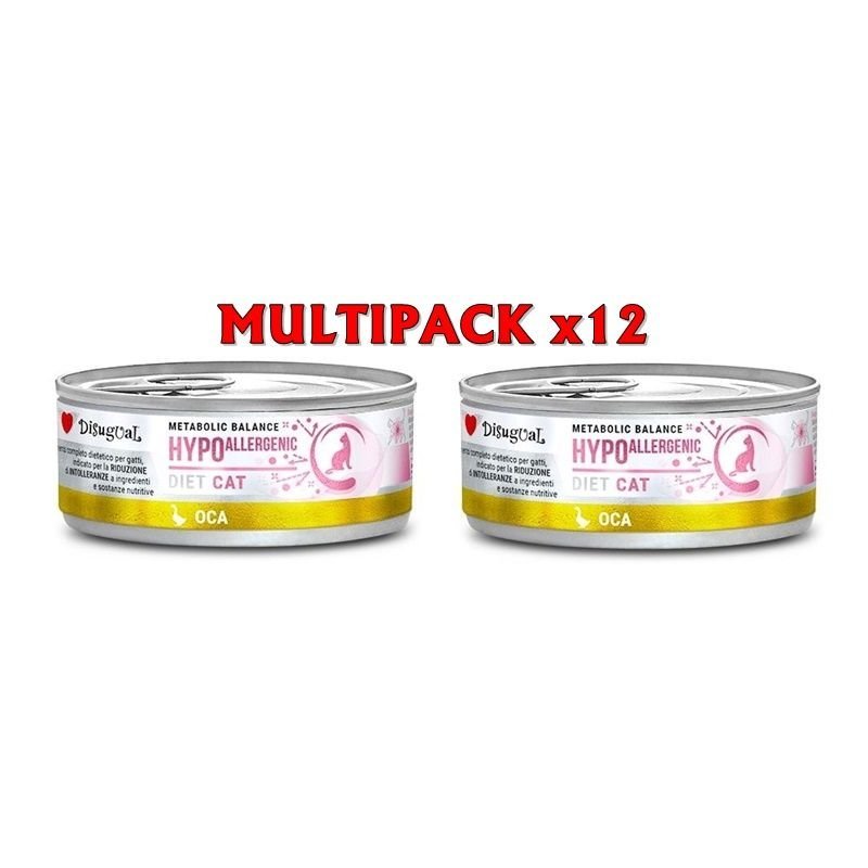 Disugual Hypoallergenic Oca 12x 85g umido dietetico gatto