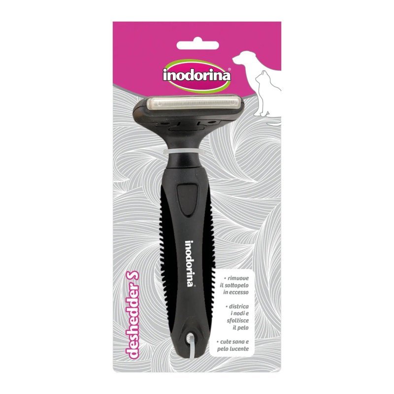 Inodorina Grooming Deshedder Small spazzola per il sottopelo