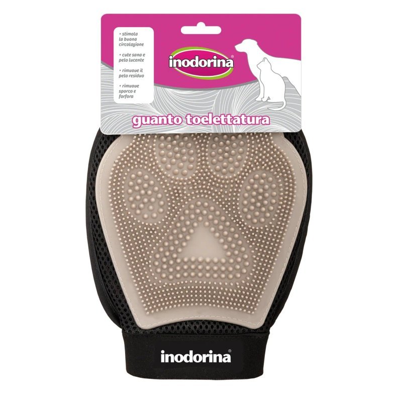 Inodorina Grooming Guanto per lavaggio cani