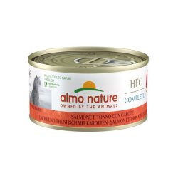Almo Nature HFC Complete Salmone e Tonno con carote 70g umido gatto