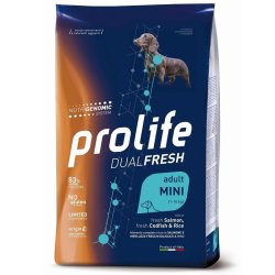 Prolife Mini Salmone Merluzzo e riso 7kg Nutrigenomic crocchette cane