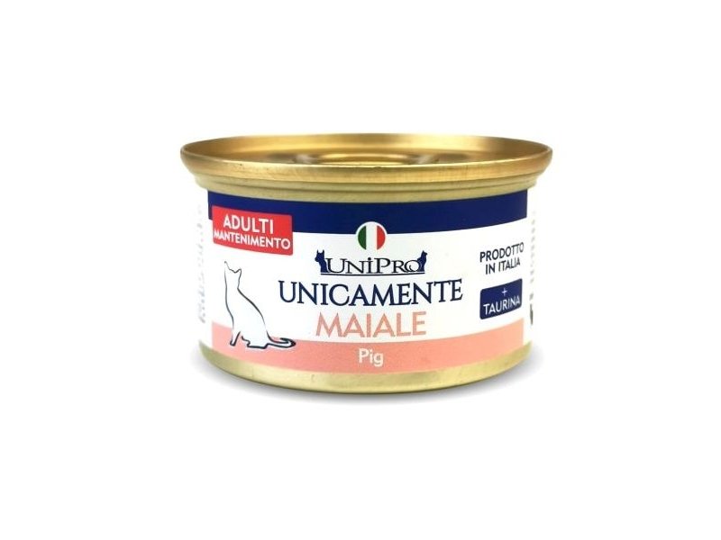 UniPro Unicamente Maiale 85g umido gatto monoproteico