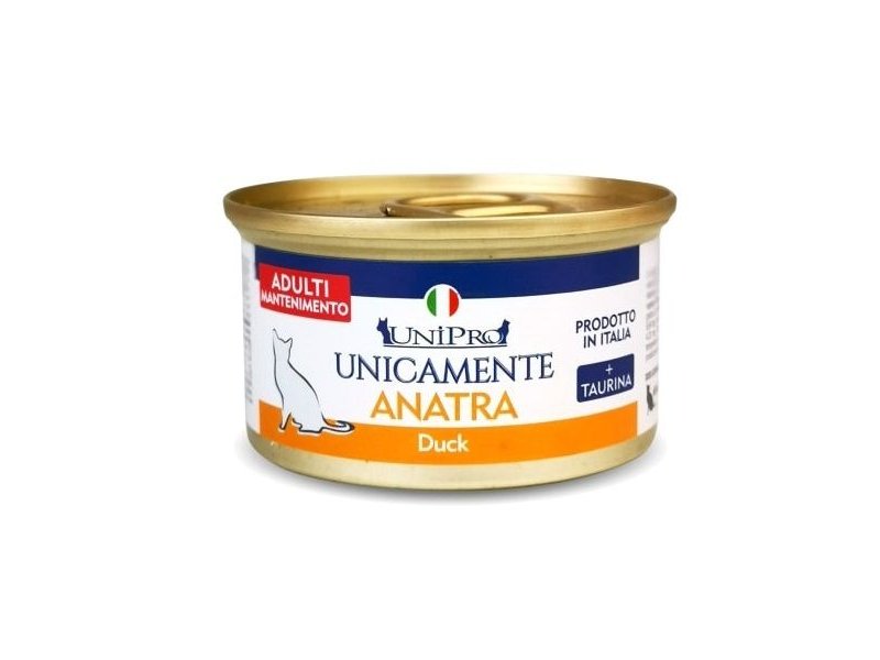 UniPro Unicamente Anatra 85g umido gatto monoproteico