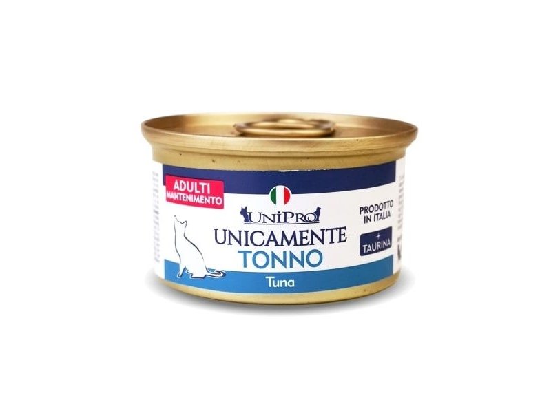 UniPro Unicamente Tonno 85g umido gatto monoproteico