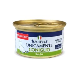 UniPro Unicamente Sterilizzato Coniglio 85g umido gatto monoproteico