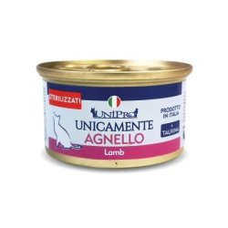 UniPro Unicamente Sterilizzato Agnello 85g umido gatto monoproteico