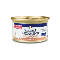 UniPro Unicamente Sterilizzato Salmone 85g umido gatto monoproteico