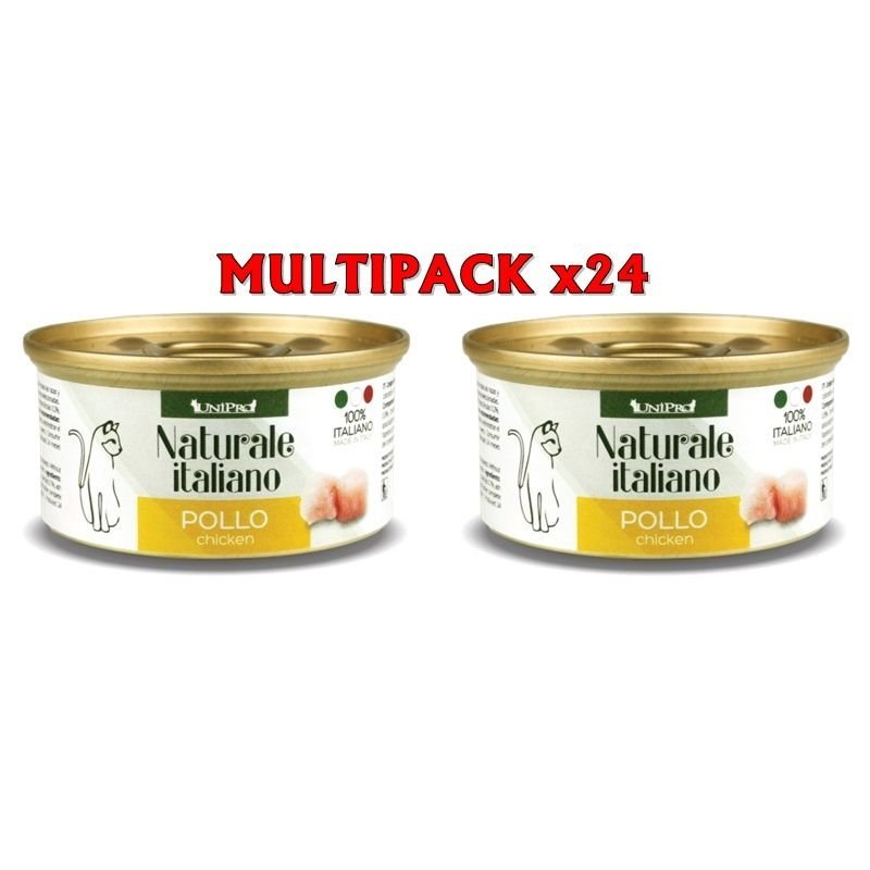 UniPro Naturale Pollo 24x 85g umido gatto