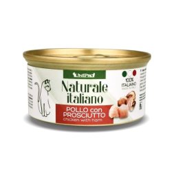 UniPro Naturale Pollo e Prosciutto 85g umido gatto