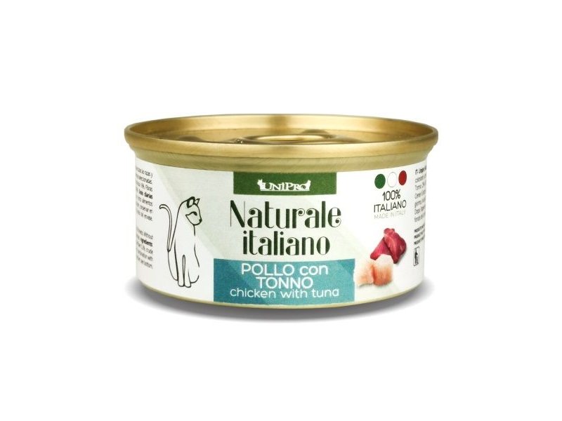 UniPro Naturale Pollo e Tonno 85g umido gatto
