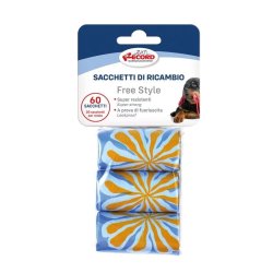Record Sacchettini Igenici Free Style per cani azzurro