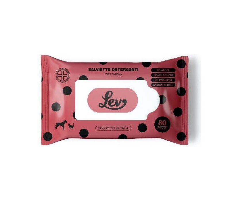 Lev Salviette detergenti alla Clorexidina maxi formato 80pz