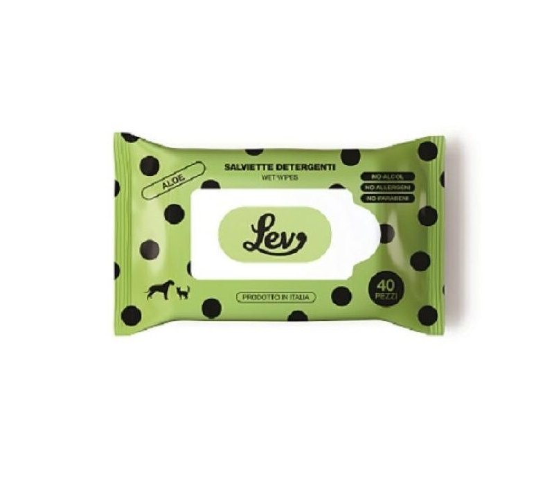 Lev Salviette detergenti con Aloe formato 40pz