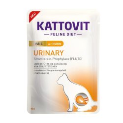 Kattovit Urinary patè Pollo 85g umido dietetico gatto feline diet