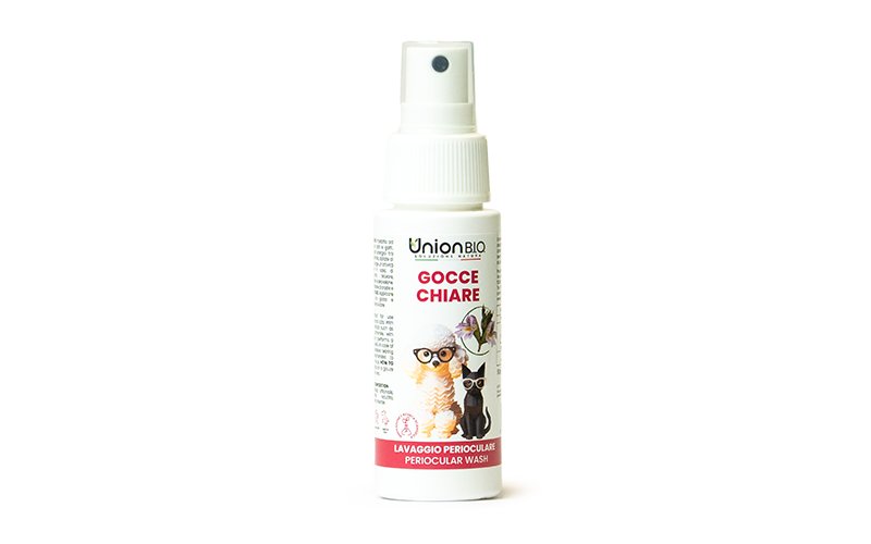 Union Bio Gocce Chiare spray 50ml detergente occhi cane e gatto
