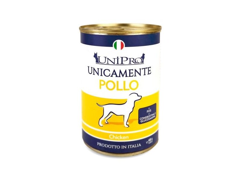 UniPro Unicamente Pollo 400g umido cane monoproteico