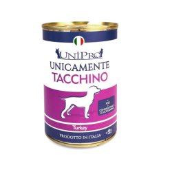 UniPro Unicamente Tacchino 400g umido cane monoproteico