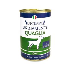 UniPro Unicamente Quaglia 400g umido cane monoproteico