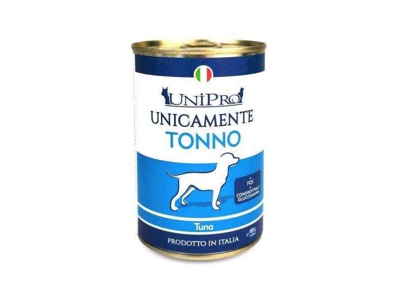 UniPro Unicamente Tonno 400g umido cane monoproteico