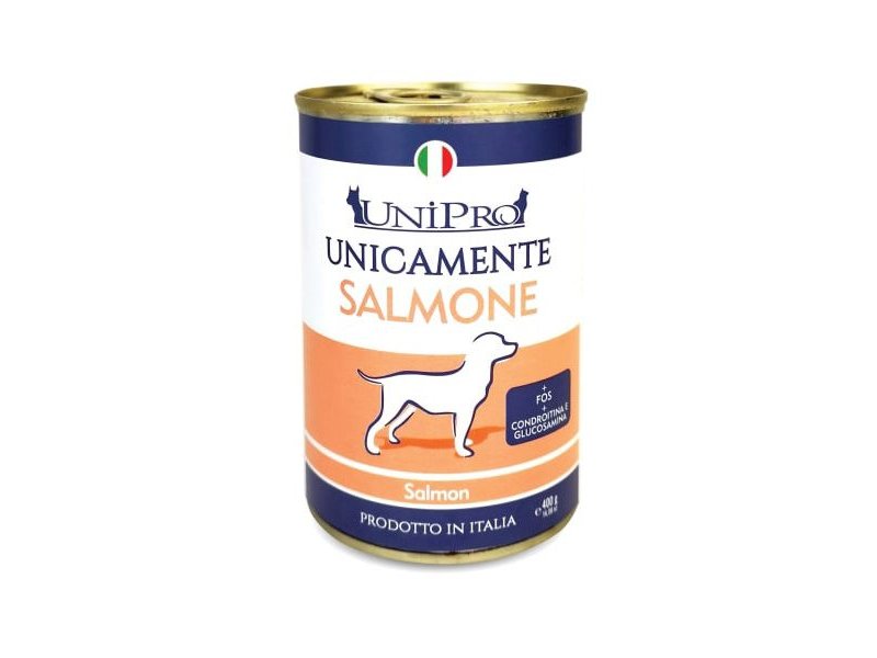 UniPro Unicamente Salmone 400g umido cane monoproteico