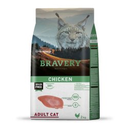 Bravery Adult Cat Pollo crocchette gatto grain free