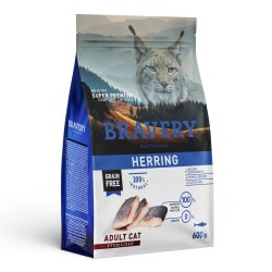 Bravery Sterilized Cat Aringa crocchette gatto grain free