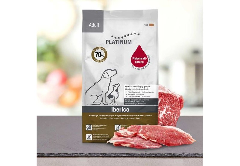 Platinum Adult Iberico & Greens 1,5kg crocchette cane